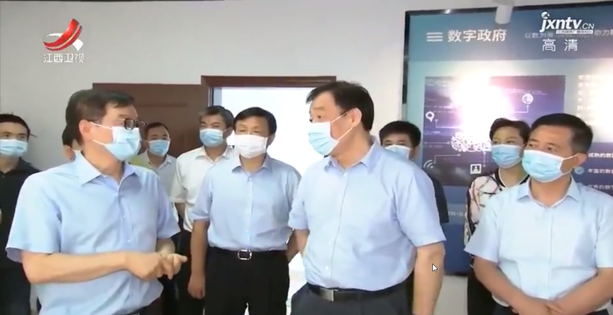 江西省委书记刘奇莅临99499威尼斯动力上饶公司调研指导